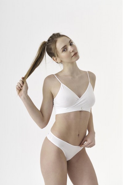 White Capella Bralette -